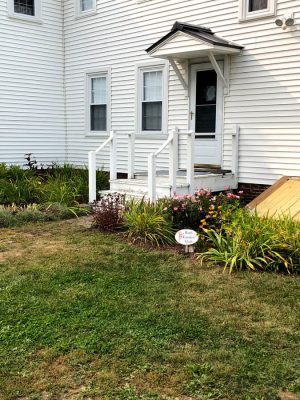 Garden care for Woolwich Old Town House, Woolwich Historical Society, and Municipal Building is provided by Club members.