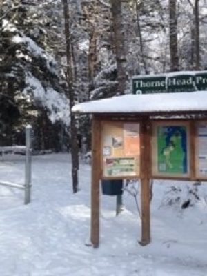Thorne Head Preserve Trail head